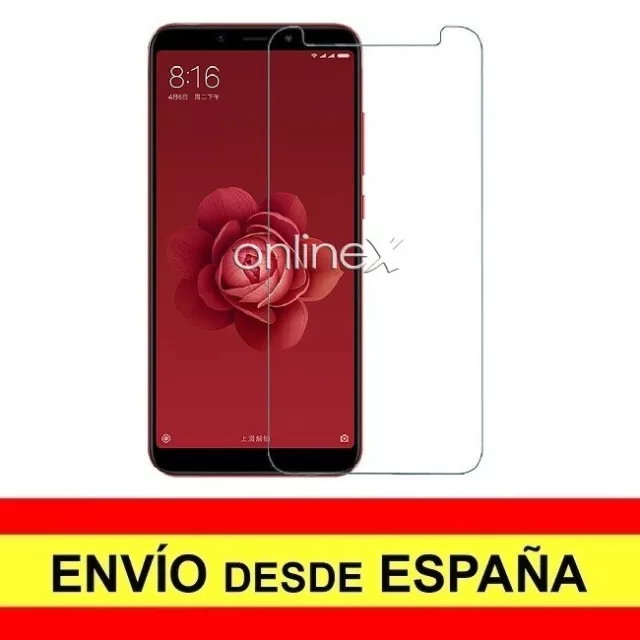 Cristal Templado para XIAOMI MI 6X / MI A2 Protector Pantalla Vidrio a3867