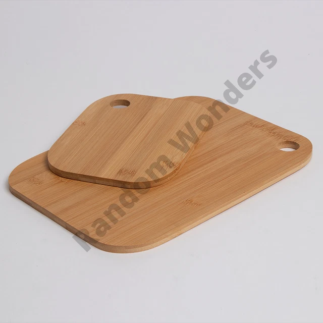 Ensemble de 2 pièces planches à découper en bambou cuisine portion planches à nourriture