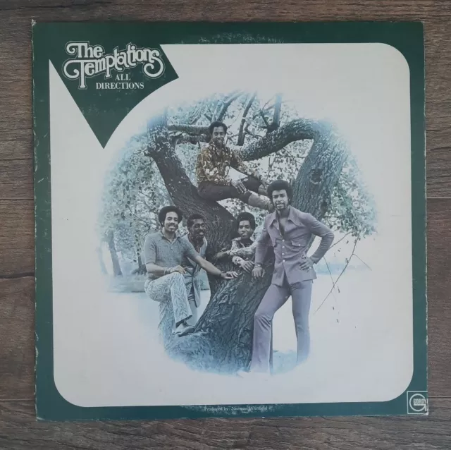 Disco de vinilo The Temptations All Directions 1972 33 rpm 12" LP G 9621 Gordy