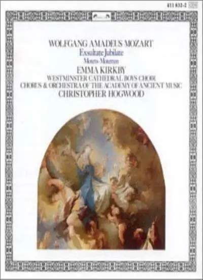 Mozart: Exsultate Jubilate Motets By Wolfgang Amadeus Mozart,Christopher Hogw.