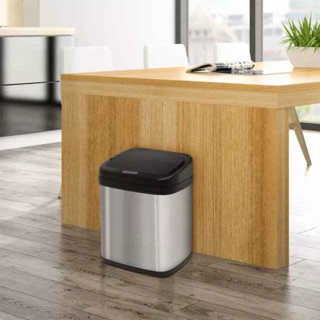 Stainless Steel Automatic Sensor Dustbin Kitchen Waste Bin Rubbish Trashcan 20L