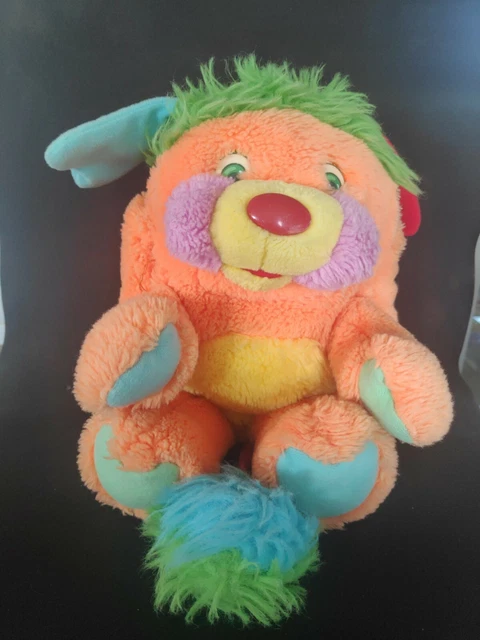 Popples roses rares DELPLAY, 20 cm Popples, peluche vintage de