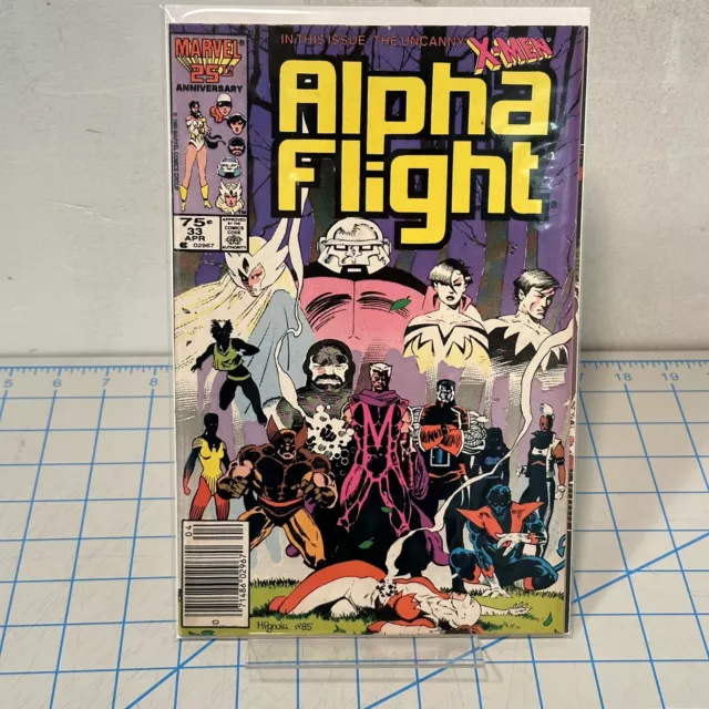 Alpha Flight #33 VG/FN 1986 1st App. Yuriko Oyama as Lady Deathstrike