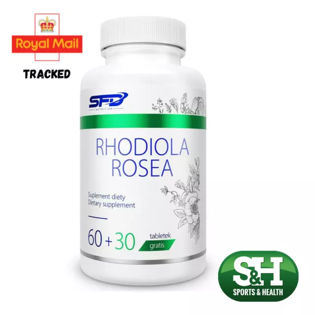 Rhodiola Rosea 90 tablets 400mg  SFD  Reduce Stress Improve Focus and Memory