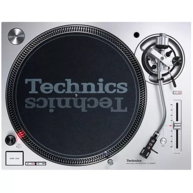 TECHNICS SL 1200 MK7 giradischi professionale per dj grigio vinileNUOVO