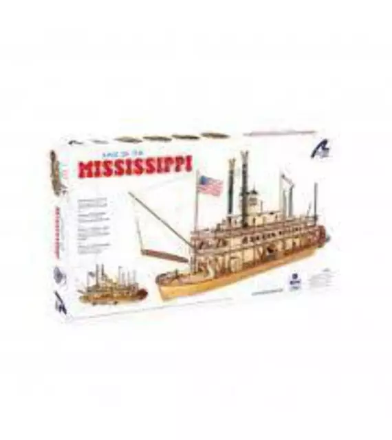 Artesania 20515 1/80 King of the Mississippi Paddle Steamer Wood Model Kit