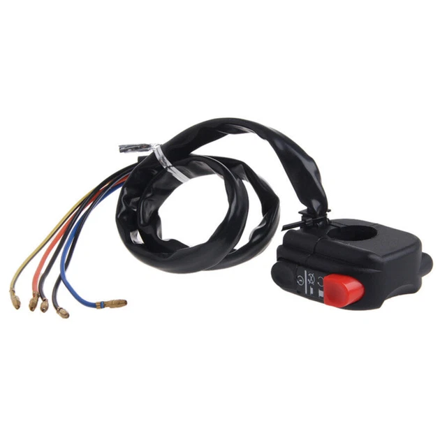 1PC 22mm Motorcycle Bar Ignition Switch On Off Starter Engine Start Push Button