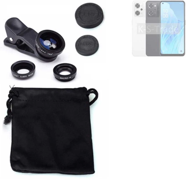 Pour Oppo Reno9 A Objectifs Smartphone Lentilles fisheye macro grand angle