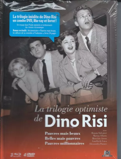 La Trilogie optimiste de Dino Risi Combo 4 DVD, 3 Blu ray,  NEUF ( envoi suivi )
