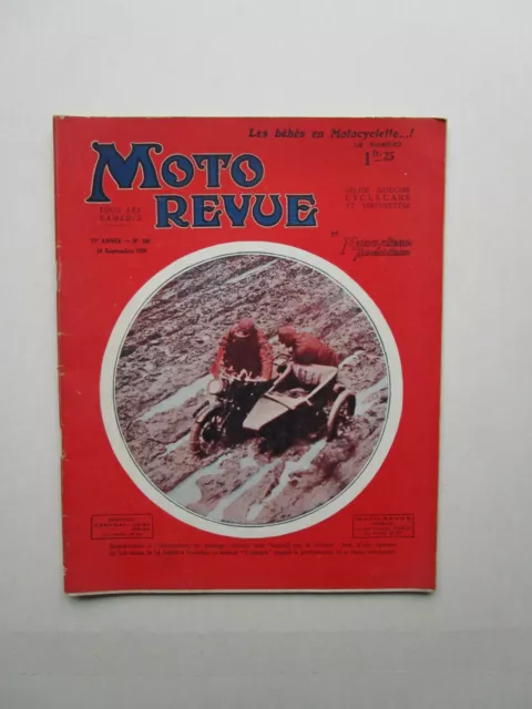Moto Revue N°340  ; 14  septembre   1929 : la 350 FN  / le Tan sad