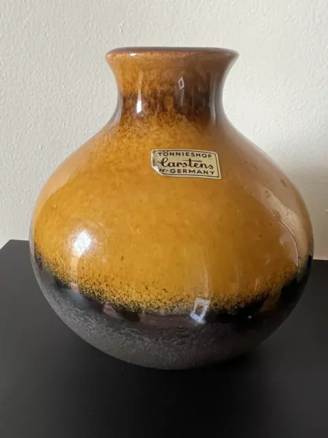 Vintage West German Pottery Vase Carstens