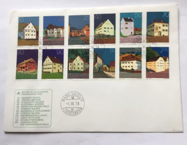 Briefmarken Liechtenstein FDC