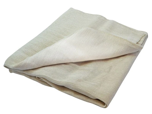 Faithfull - Cotton Twill Polythene Backed Dust Sheet 12 x 8ft