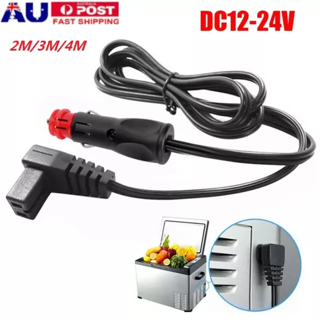 2/3/4M 12V Merit Cigarette Plug to Waeco Fridge Adaptor Power Lead Cable Cord