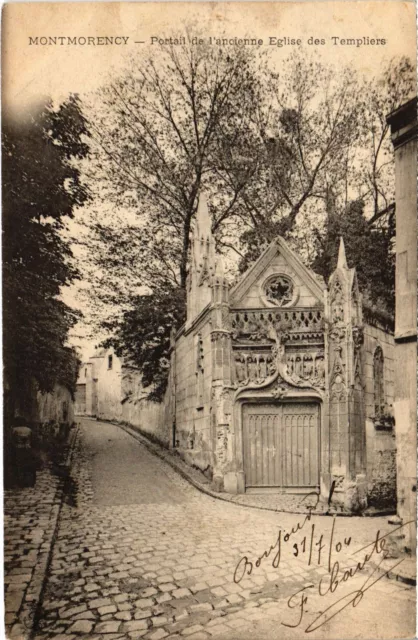 CPA Montmorency Portail de l'ancienne Eglise des Templiers (1340012)