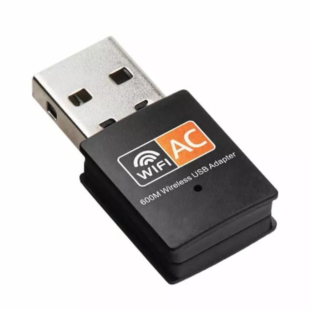AC-600 WIFI Dongle Wireless USB Adapter Nano Dual-Band 600MBPS 2.4Ghz/5Ghz Mini