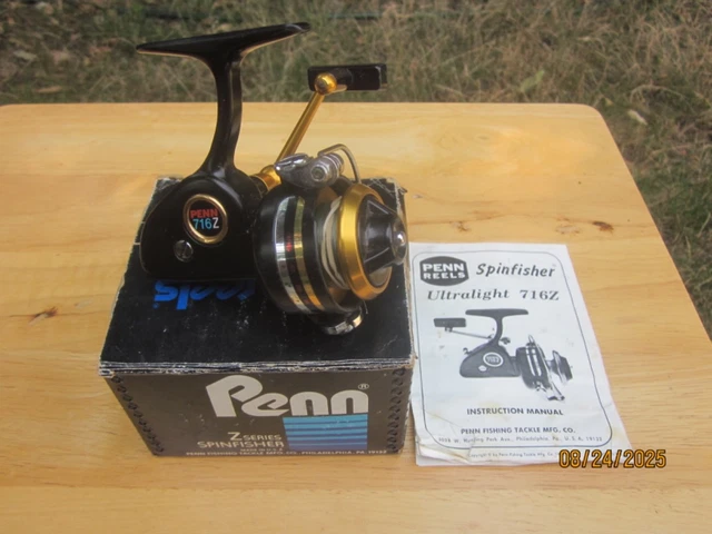 VTG PENN 716 Z Ultralight Spinning Reel W/Box, Super Nice