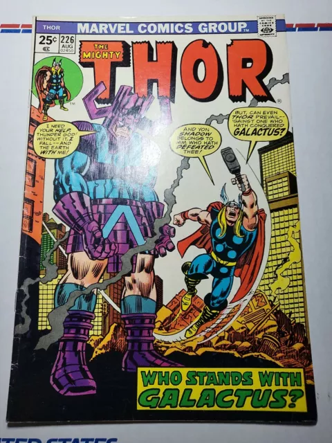 The MightyThor #226 | 2nd appearance of FIRELORD W/MVS VG/FN  Condition