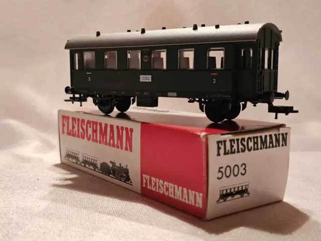 Fleischmann 5003 H0 DC Personenwagen 3. Kl. DRG in OVP