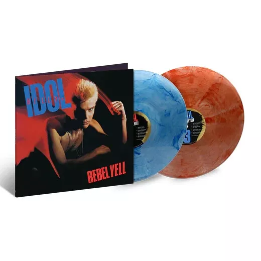 Billy Idol Rebel Yell Ltd 40th 2x Blue & Red Marbled Vinyl + 8 Bonus Sealed MINT