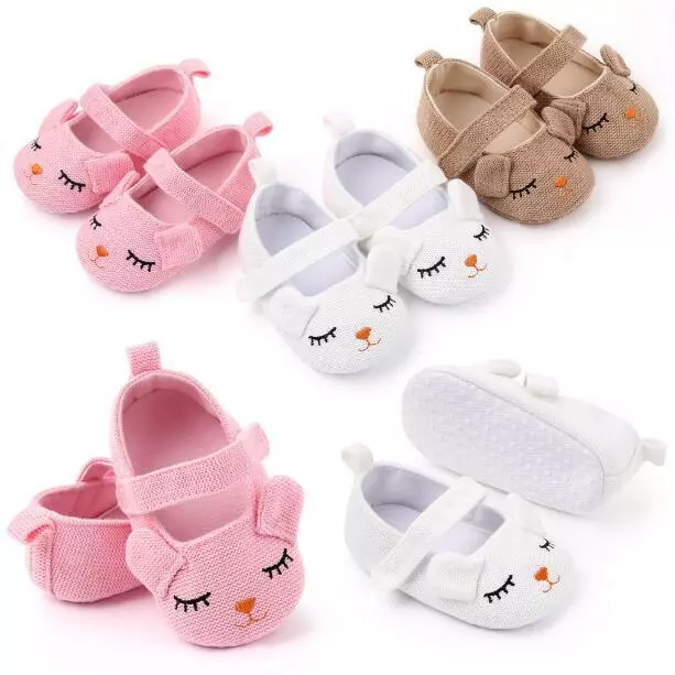 Baby Girl No-slip Braid Lovely Toddler Infant Newborn Soft Sole Shoes 3-11 Month