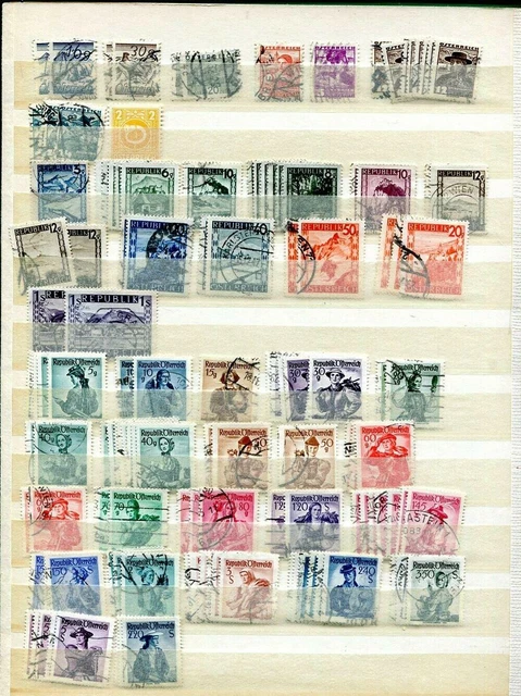 Österreich Lagerposten ** + gest. ca. 2500 Marken