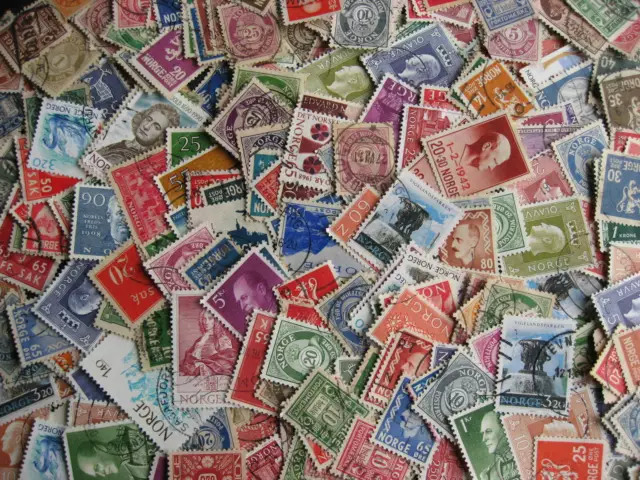 Hoard breakup mixture 300 Norway. Duplicates & mixed condition