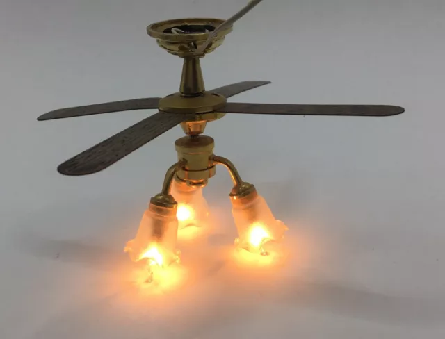 Dolls House Ceiling Fan Light