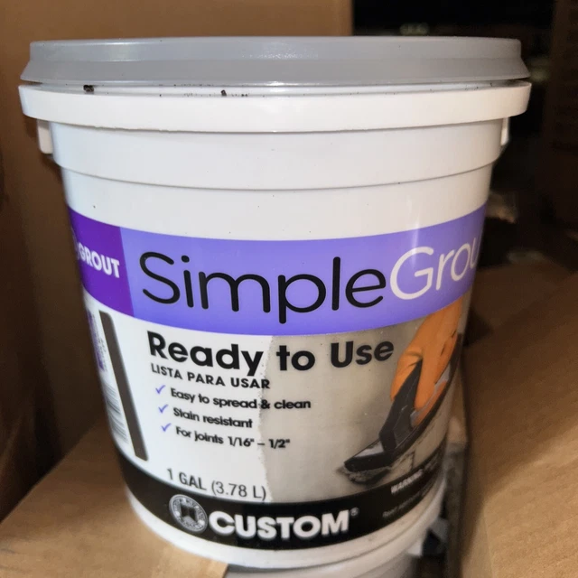 Simple Grout Pre-Mixed Tile Grout 1 Gallon 647 BROWN VELVET