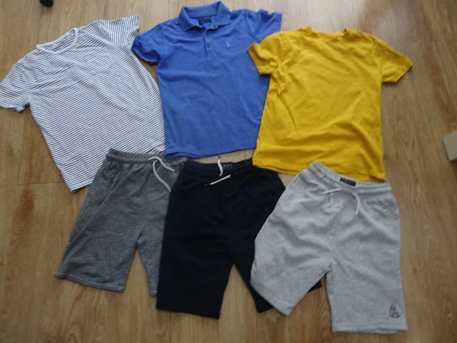 NEXT ragazzi pacchetto vestiti 6 pezzi pantaloncini estivi t-shirt ETÀ 11 ANNI eccellenti