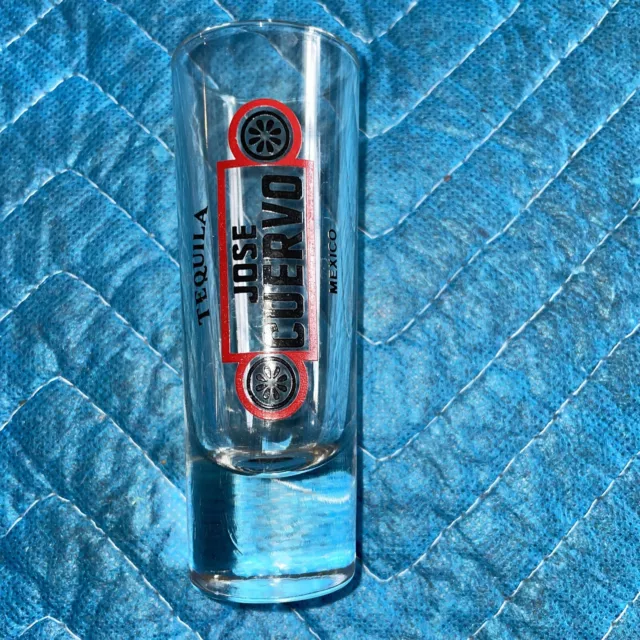 Jose Cuervo- Tequila shot glass-great design logo