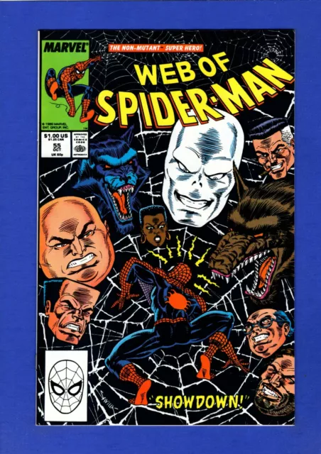 Web Of Spider-Man #55 Nm 9.4 High Grade Copper Age Marvel