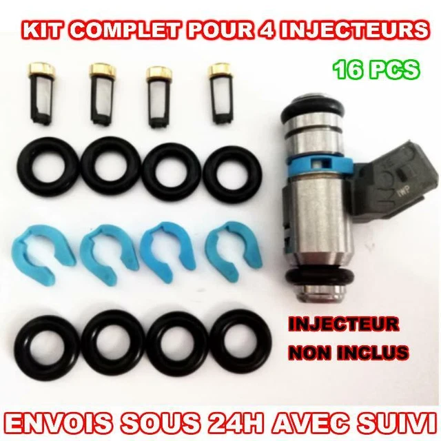 AERZETIX - C70445 - Juego De 4 Juntas, Inyector - Compatible Con