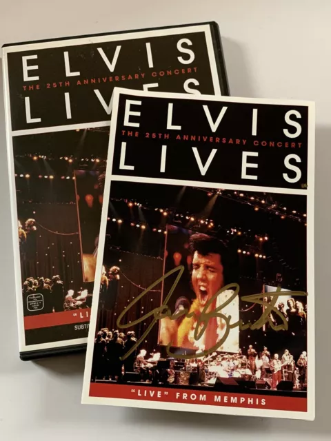 Elvis Presley 25th Anniversary Concert DVD ( SIGNED AUTOGRAPHED By James Burton