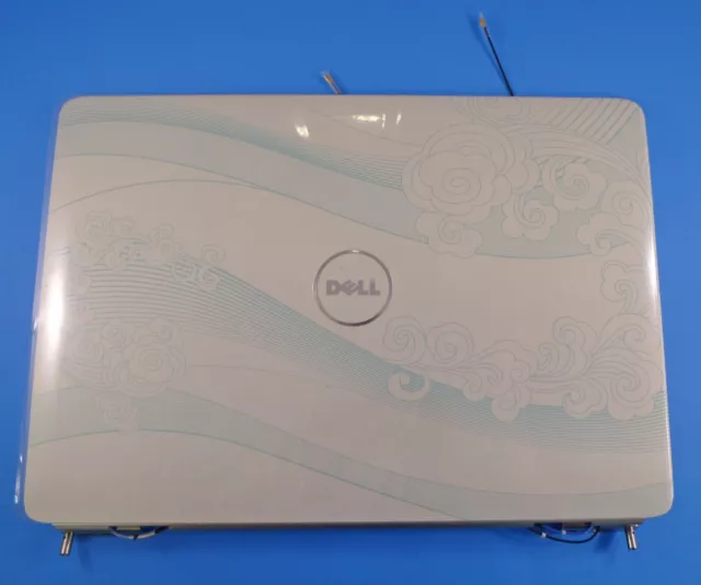 NEW Dell Inspiron 1525 1526 LCD Back Cover Lid w/Hinges (Chill Pattern) KY322