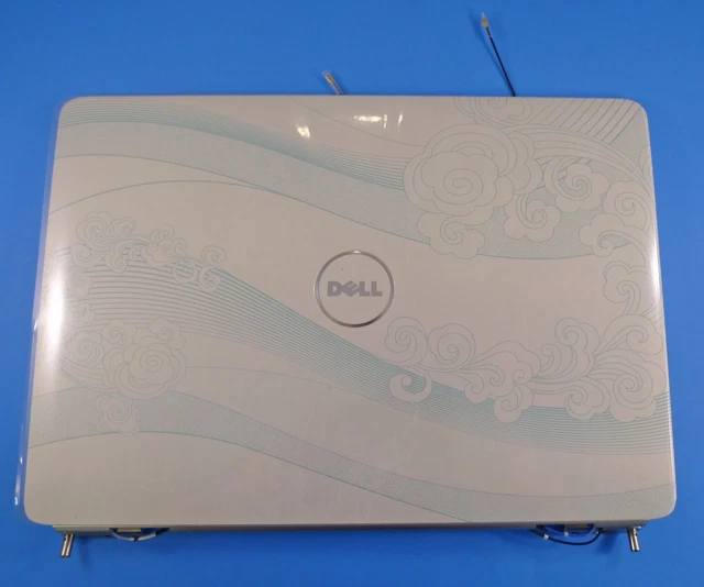 NEW Dell Inspiron 1525 1526 LCD Back Cover Lid w/Hinges (Chill Pattern) KY322