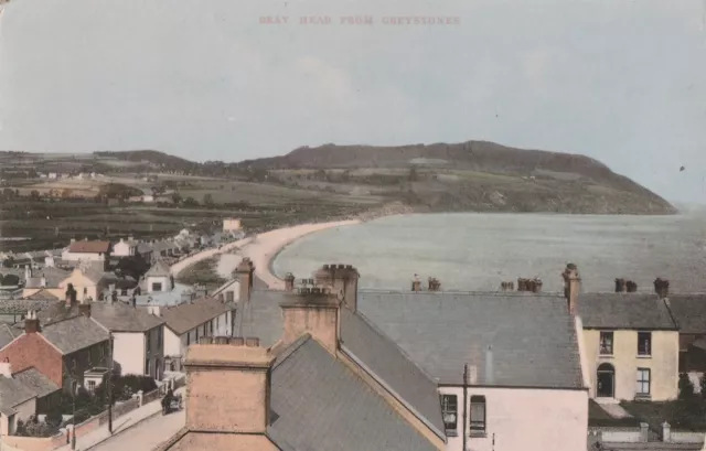 a irish wicklow eire old postcard ireland bray head from greystones