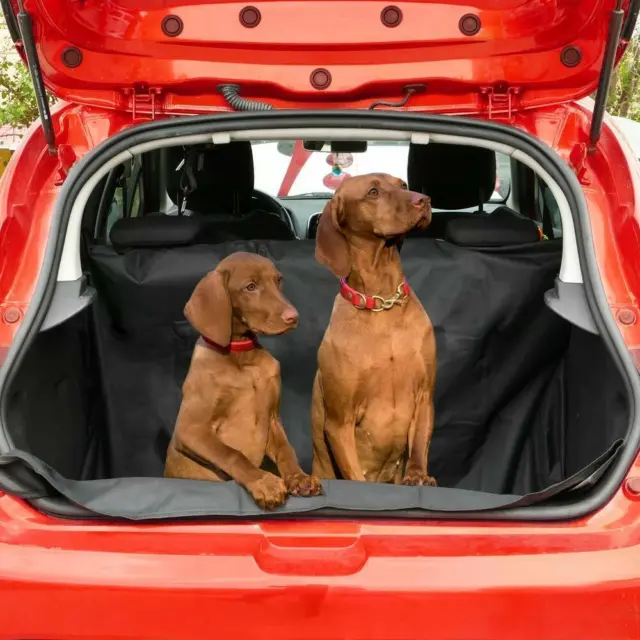 Funda cubre asientos para coche perros gatos mascotas Cobertor cubierta maletero 3