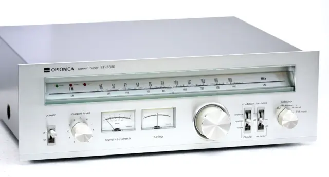 SHARP Optonica ST-3636 H Vintage AM/FM Stereo Tuner! Serviced+1J.Garantie
