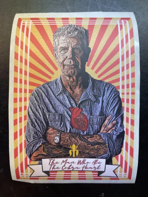 Anthony Bourdain Sticker Anthony Bourdain Sticker