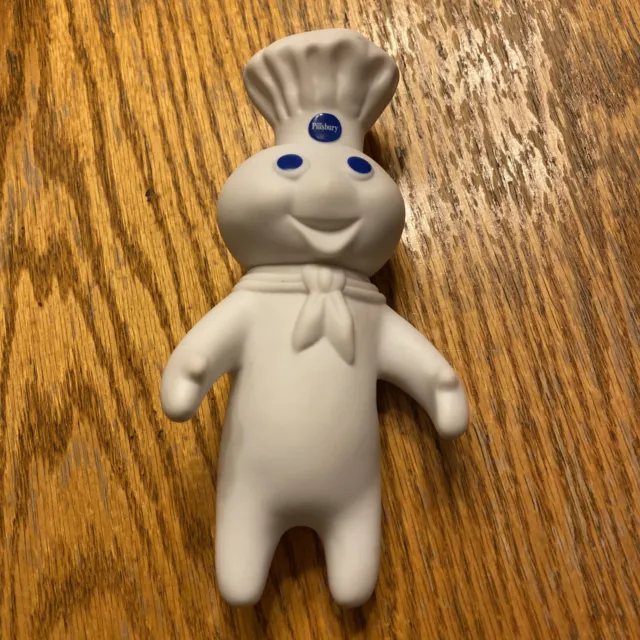 Vintage 1971 Pillsbury Doughboy Poppin Fresh 7" Vinyl Swivel Head Doll