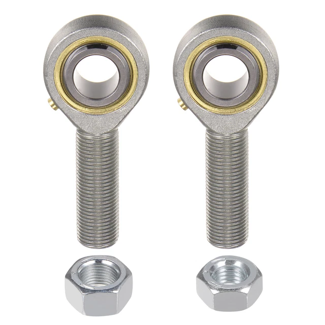 POSB10 5/8" Male Rod End Set - 2pcs of 5/8-18 Left and Right Thread with Jam Nut