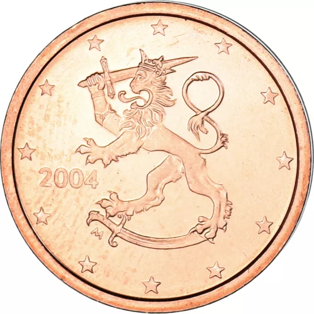 [#1149090] Münze, Finnland, 2 Euro Cent, 2004, Vantaa, UNZ, Copper Plated Steel,