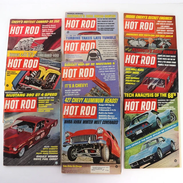 HOT ROD MAGAZINE vintage 1970 s lot 6 $28.14 - PicClick CA