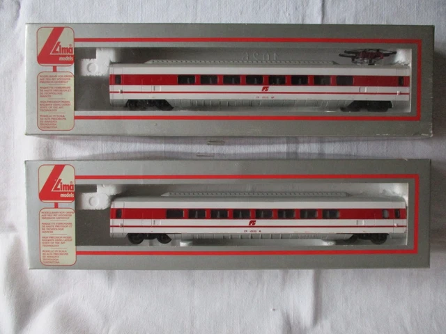 LIMA MODELS HO : Ensemble de 3 Voitures Voyageurs Dev SNCF Epoque III