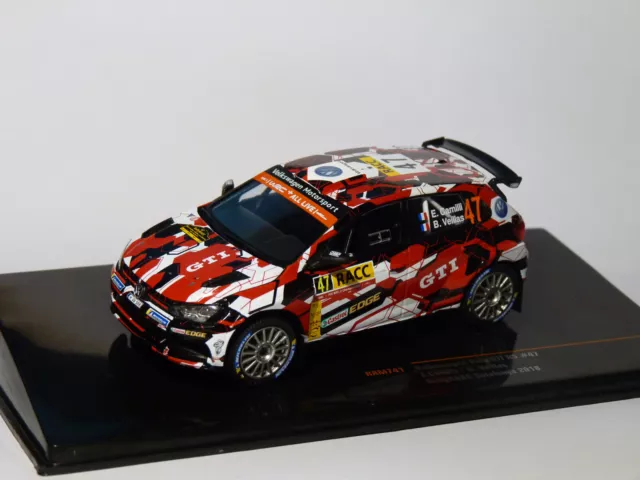 VW Volkswagen Polo GTi R5 #47 RAAC de Catalogne 2018 au 1/43 de IXO RAM741