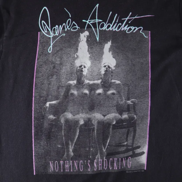 1988 Jane's Addiction Nothing's Shocking Shirt Black men All size NH709