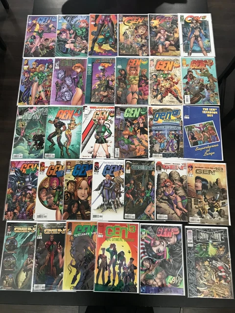 ULTIMATE GEN 13 LOT 31 ISSUES! NM Image Comics J. Scott Campbell Jim Lee BONUS!