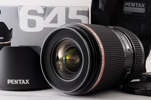 【ALMOST UNUSED IN BOX】SMC PENTAX HD DA 645 28-45mm F/4.5 ED AW SR Lens 645Z JP