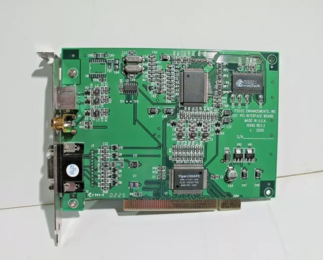 Carte d'interface PCI Focus Enhancements 10095 Rev 2